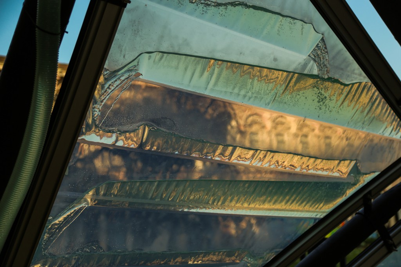 Illustration for article titled This Photosynthetic Algae Roof Filters the Neighborhood Air